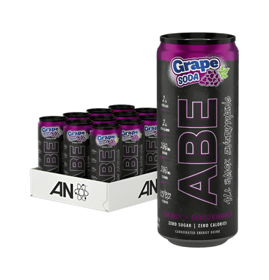 ABE Energy + Performance Grape Soda 12x330ml Burkar
