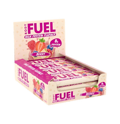 Bodyfuel Flapjack, Berry - 12 x