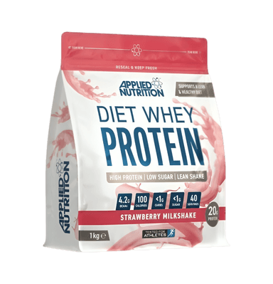 Diet Whey Strawberry Milkshake