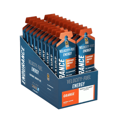 Endurance Energy Isotonic Energy Gel, Orange 20 x
