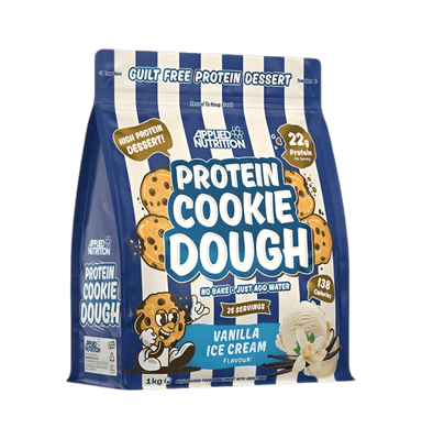 Protein Cookie Dough Dessert, Vanilla Ice Cream