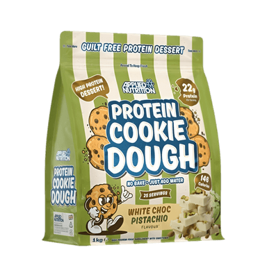 Protein Cookie Dough Dessert, White Choc Pistachio