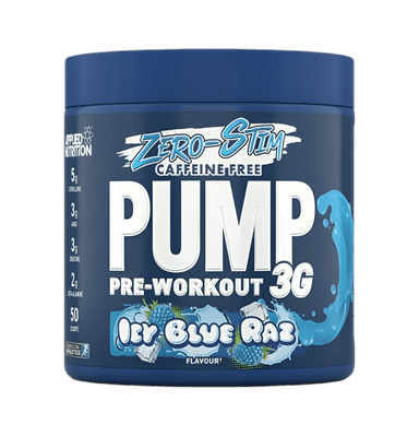 Pump 3G Pre-Workout (Zero Stimulant) Icy Blue Raz