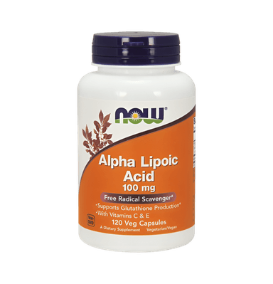 Alpha Lipoic Acid with Vitamins C & E 100mg 120 Vegetariska Kapslar