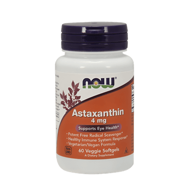 Astaxanthin 4mg 60 Vegetariska mjukgelkapslar