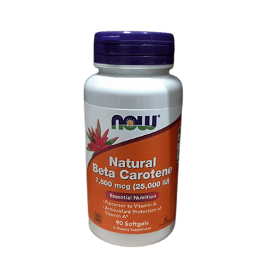 Beta Carotene Natural 7500mcg (25000 IU)