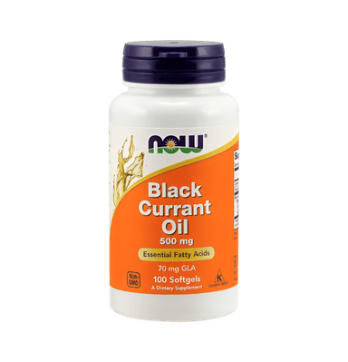 Black Currant Oil 500mg 100 Mjuka Gelkapslar