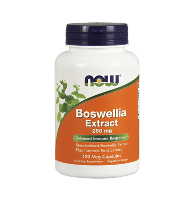 Boswellia Extract Plus Turmeric Root Extract 250mg