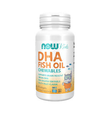 DHA Kids Fish Oil Chewables 100mg 60 Gelékapslar
