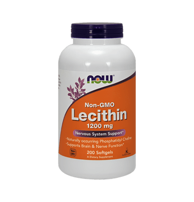 Lecithin 1200mg Non-GMO 200 Mjuka gelkapslar