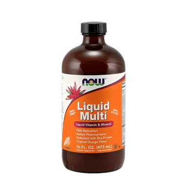 Liquid Multi, Tropical Orange (Järnfri) 473ml Flytande