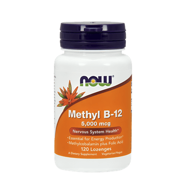Methyl B-12 with Folic Acid 5000µg 120 Sugtabletter
