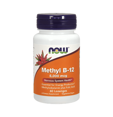 Methyl B-12 with Folic Acid 5000mcg 60 Sugtabletter