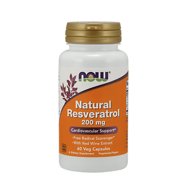 Natural Resveratrol with Red Wine Extract 200mg