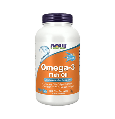Omega-3 Fish Oil Molecularly Distilled 200 Mjuka kapslar