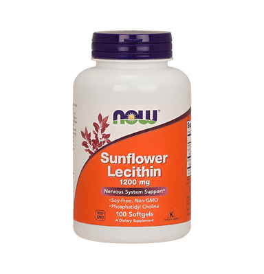 Sunflower Lecithin 1200mg 100 Mjuka gelkapslar