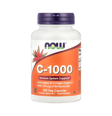 Vitamin C-1000 with 100mg Bioflavonoids 100 Vegetariska Kapslar