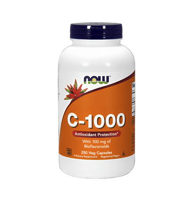 Vitamin C-1000 with 100mg Bioflavonoids 250 Vegetariska Kapslar