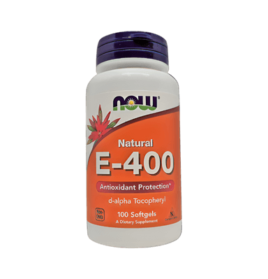 Vitamin E-400 Natural 100 Mjuka gelkapslar