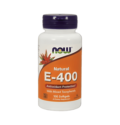 Vitamin E-400 - Natural (Mixed Tocopherols) 100 Mjuka gelkapslar