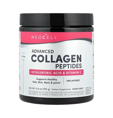 Advanced Collagen Peptides with Vitamin C & Hyaluronic Acid 195g Pulver