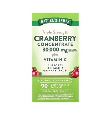 Nature's Truth Tripple Strength Cranberry Concentrate plus Vitamin C
