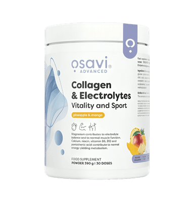 Collagen Electrolytes Vitality and Sport, Pineapple & Mango
