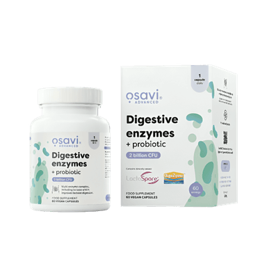 Digestive enzymes + probiotic 60 Veganska Kapslar