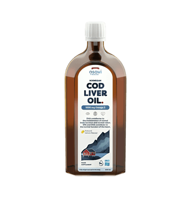 Norwegian Cod Liver Oil 1000mg Omega 3 (Lemon)