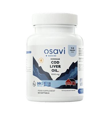 Norwegian Cod Liver Oil 1000mg (Lemon)