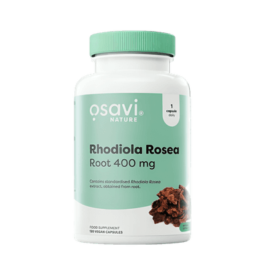 Rhodiola Rosea Root 400mg 120 Veganska Kapslar