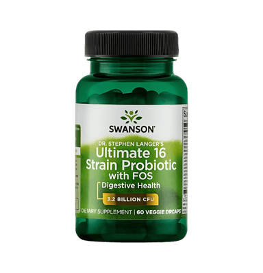 Dr. Stephen Langer's Ultimate 16 Strain Probiotic with FOS 3.2 Billion CFU