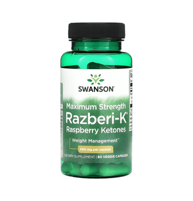 Razberi-K 500mg Maximum Strength 60 Vegetariska Kapslar