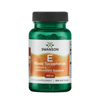 Vitamin E Mixed Tocopherols 400IU 100 Mjuka kapslar