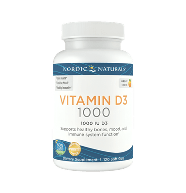 Vitamin D3 1000IU Orange