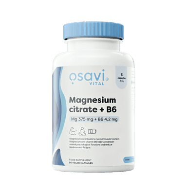 Magnesium Citrate + B6 375mg + 4.2mg