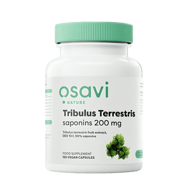 Tribulus Terrestris, Saponins 200mg 120 Veganska Kapslar