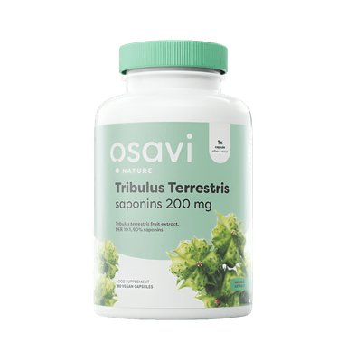 Tribulus Terrestris, Saponins 200mg 180 Vegan Kapslar