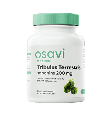 Tribulus Terrestris, Saponins 200mg 90 vegan Kapslar