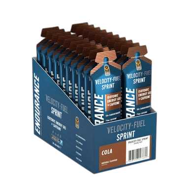 Endurance Sprint Isotonic Energy Gel + Caffeine Blackcurrant 20 x