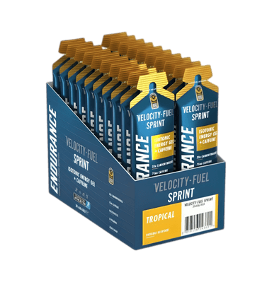 Endurance Sprint Isotonic Energy Gel + Caffeine Tropical 20 x 60g Geler