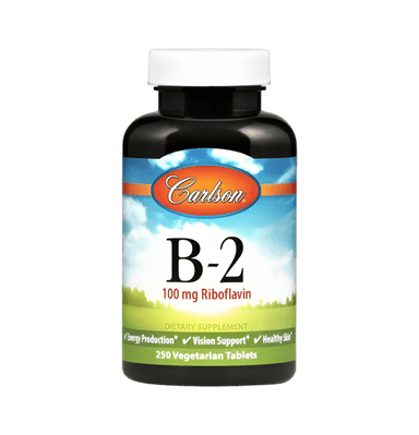 Vitamin B-2 100mg 100 Vegetariska Tabletter