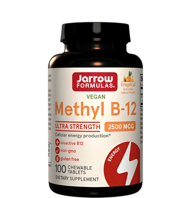 Methyl B-12 2500mcg Tropical 100 veganska Tuggtabletter
