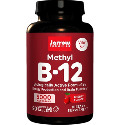 Methyl B-12 1000mcg (Lemon) 100 Veganska Tuggtabletter