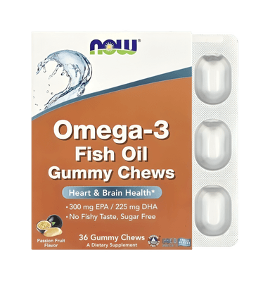 Omega-3 Fish Oil Gummy Chews, Passion Fruit