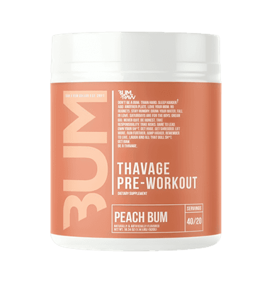 Thavage Pre-Workout Peach Bum 520g Pulver