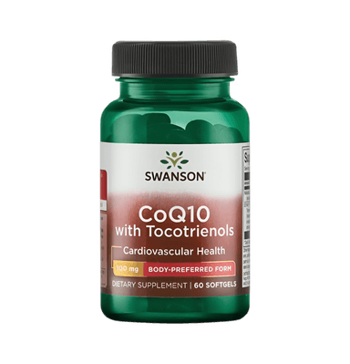 CoQ10 100mg med 10mg Tocotrienols 60 Mjuka Kapslar