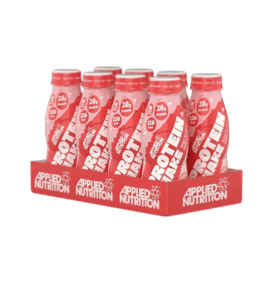 High Protein Shake Strawberries & Cream 8 x