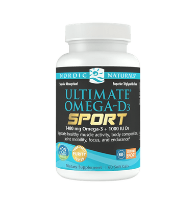 Ultimate Omega-D3 Sport 1480mg Lemon