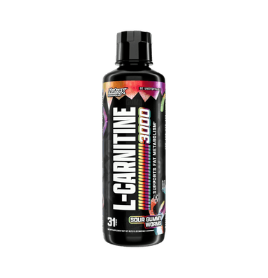 L-Carnitine 3000, Sour Gummy Worms 465ml Flytande